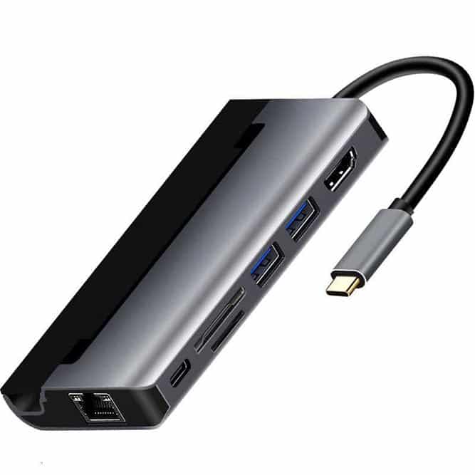 usb c hub USB 3.0 HDMI Adapter Dock for MacBook Pro Network port PD TF/SD Adapter