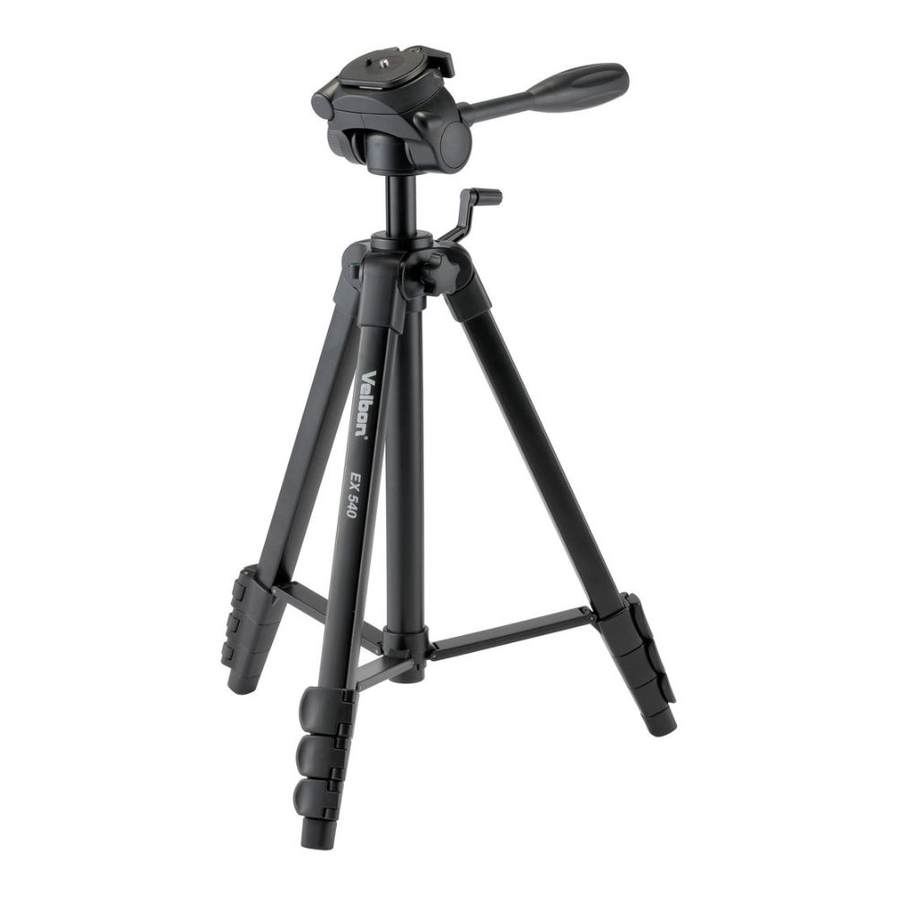 Velbon EX-540 Aluminum Tripod with 3-Way Pan and Tilt Head