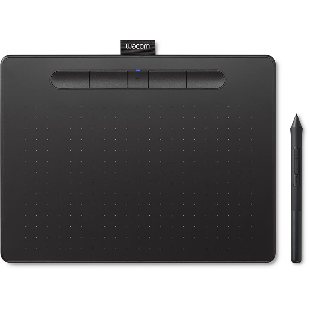 Wacom Intuos Bluetooth Creative Pen Tablet (Medium, Black).