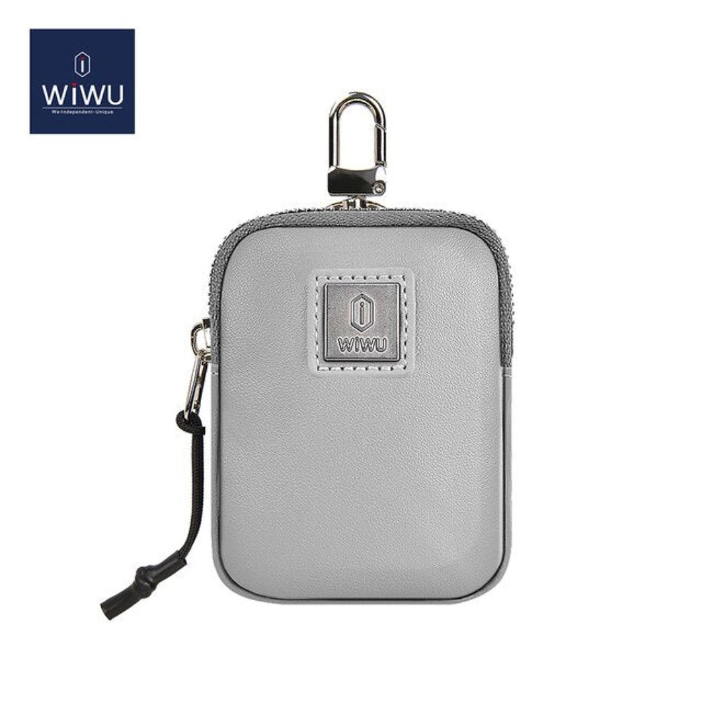 WiWU E-Pouch Soft Nylon Water-Resistant with Portable Hook Storage Carrying Bag