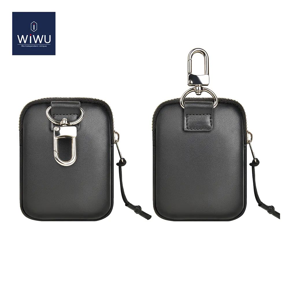 WiWU E-Pouch Soft Nylon Water-Resistant with Portable Hook Storage Carrying Bag