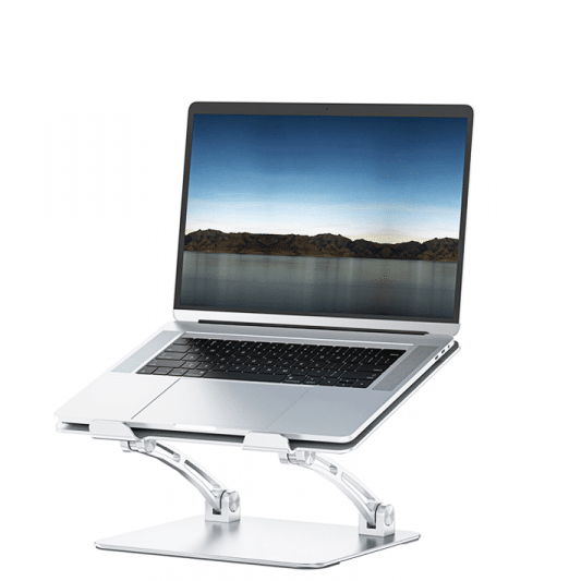 WIWU S700 ERGONOMIC ADJUSTABLE LAPTOP STAND – SILVER