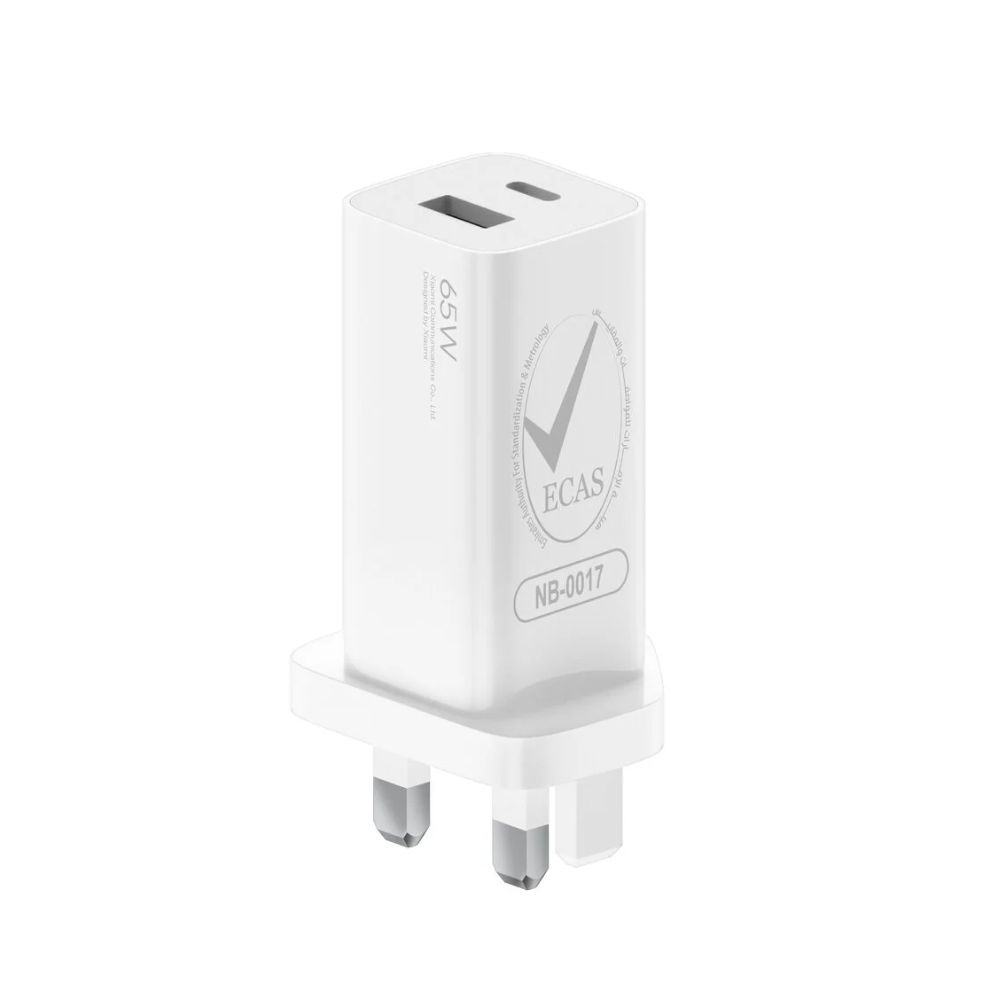 Xiaomi Mi 65W GaN Charger (Type-A + Type-C) – White