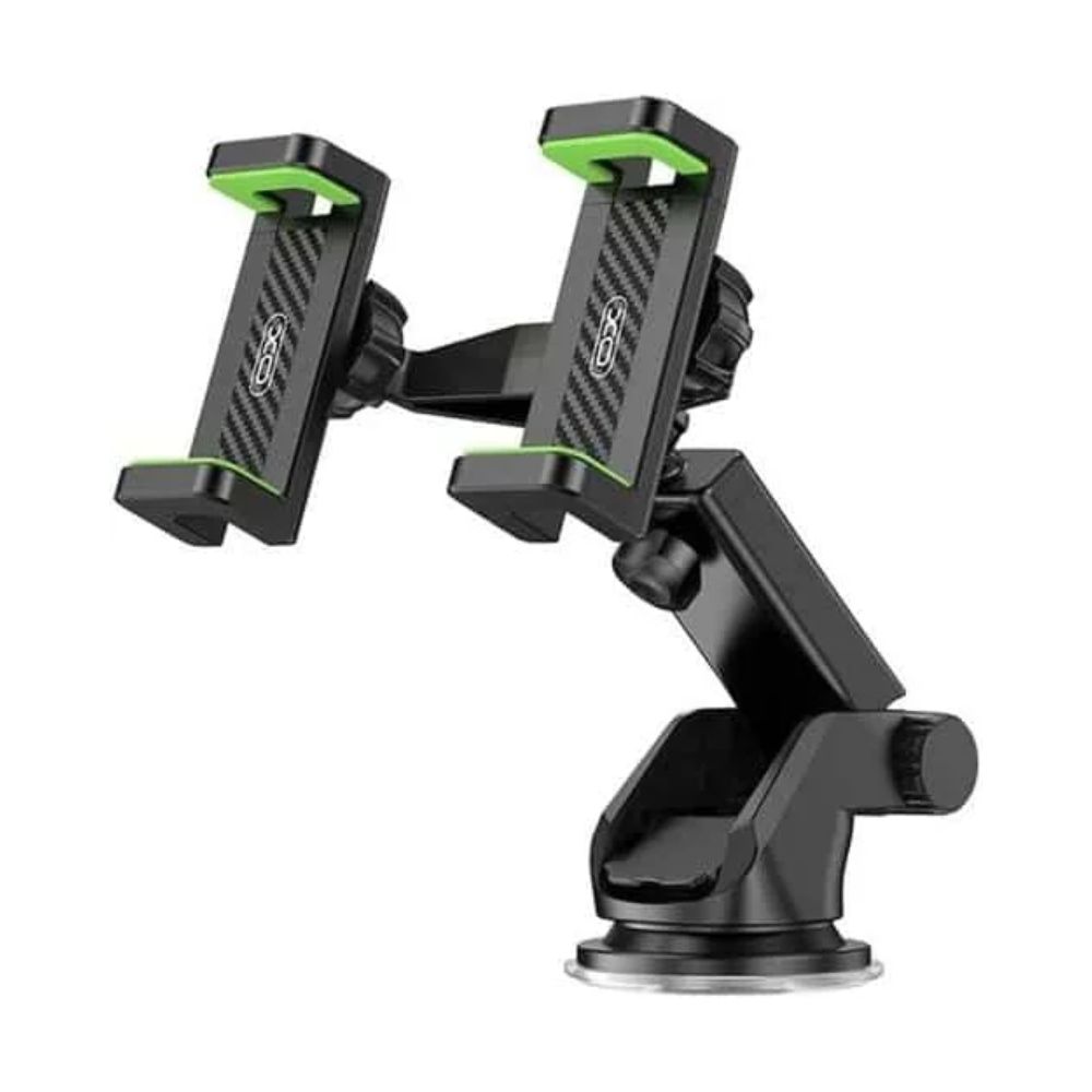 XO C117 Double Chuck Suction Car Phone Holder