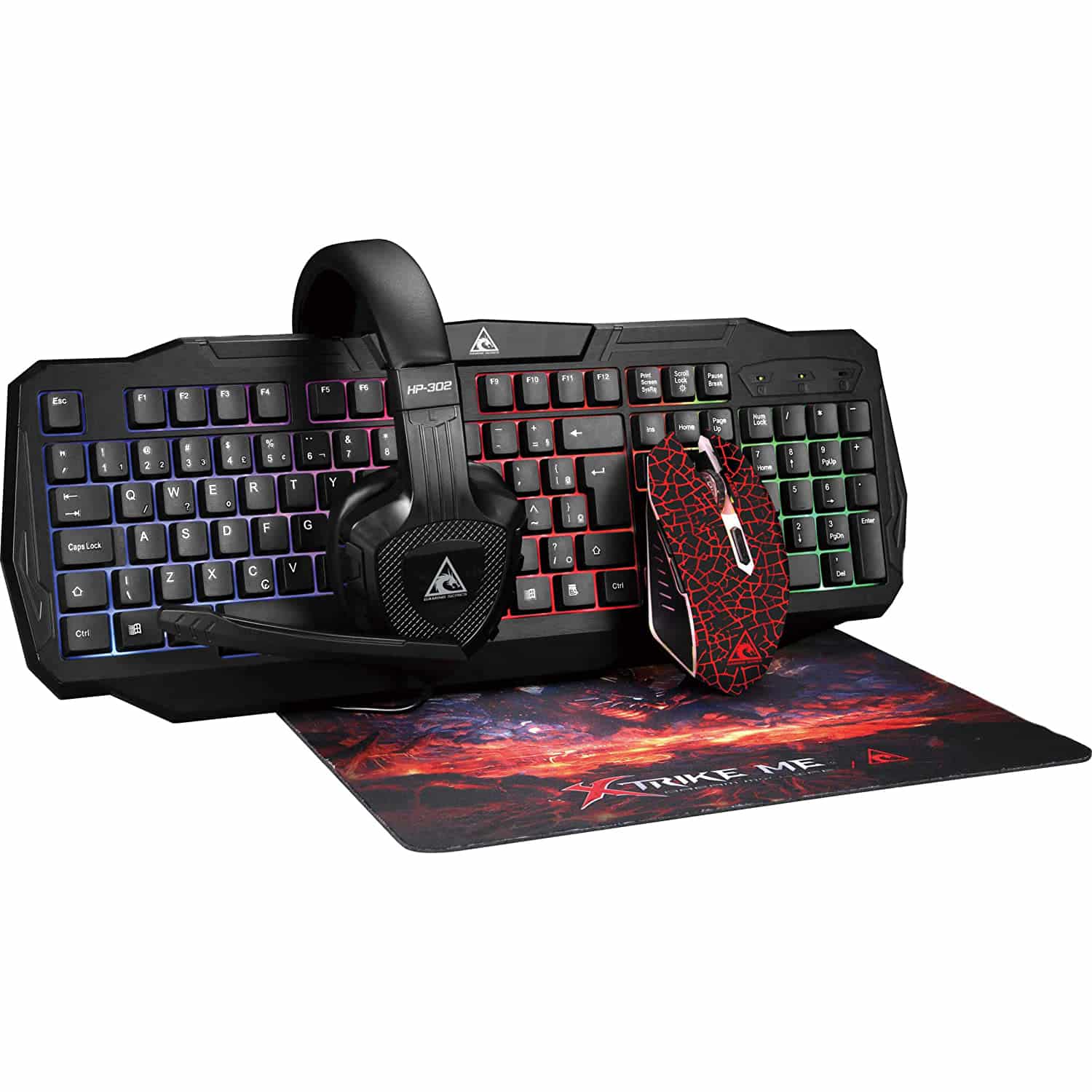 Xtrike Me cm 404 Gaming Combo 3200 DPI Optical Wired Mouse