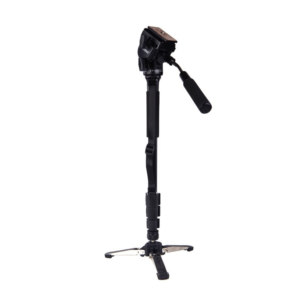 Yunteng VCT-288 Photography Tripod Monopod With Fluid Pan Head